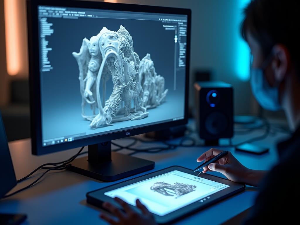 3D modellering og digital skulpturering av cosplay props