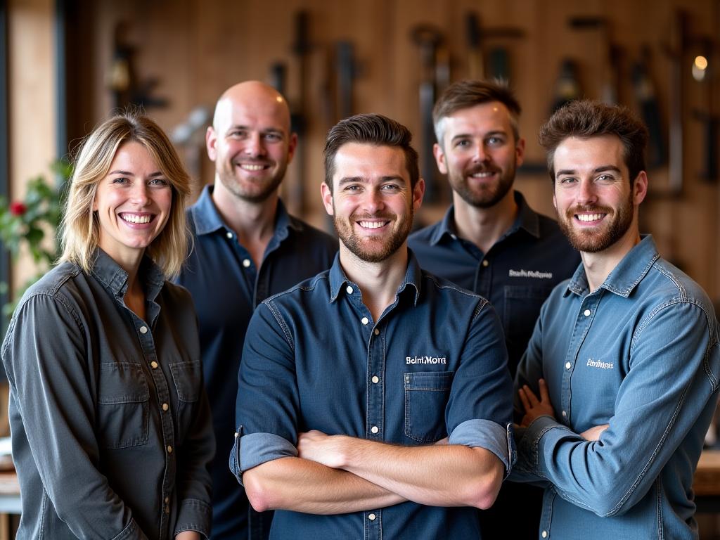 FjellForge kreative team i Bergen verksted